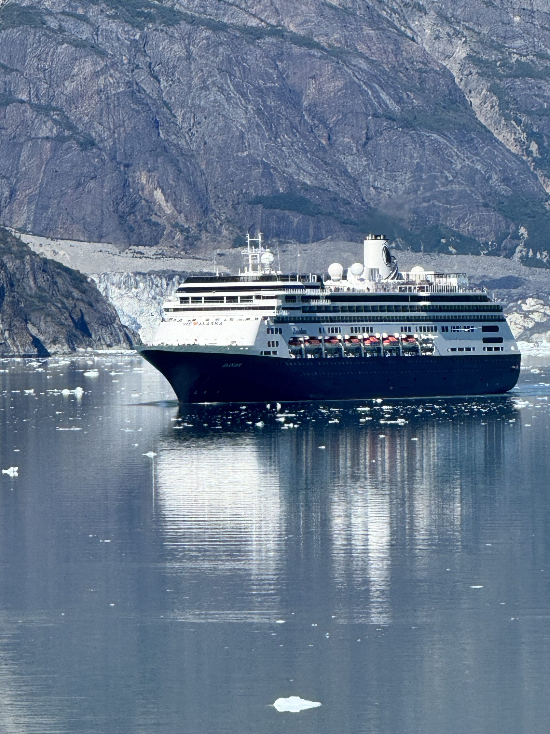 Cruise Ship sailing in Glacier Bay National Park