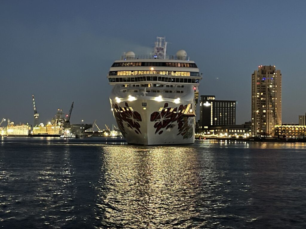 Cruise Ship at Night