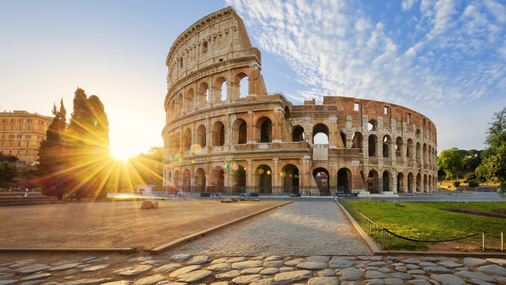 Colosseum at sunrise