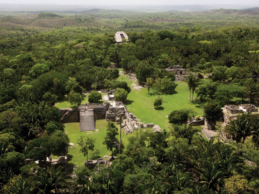 Kohunlich archaeological site near Chetumal