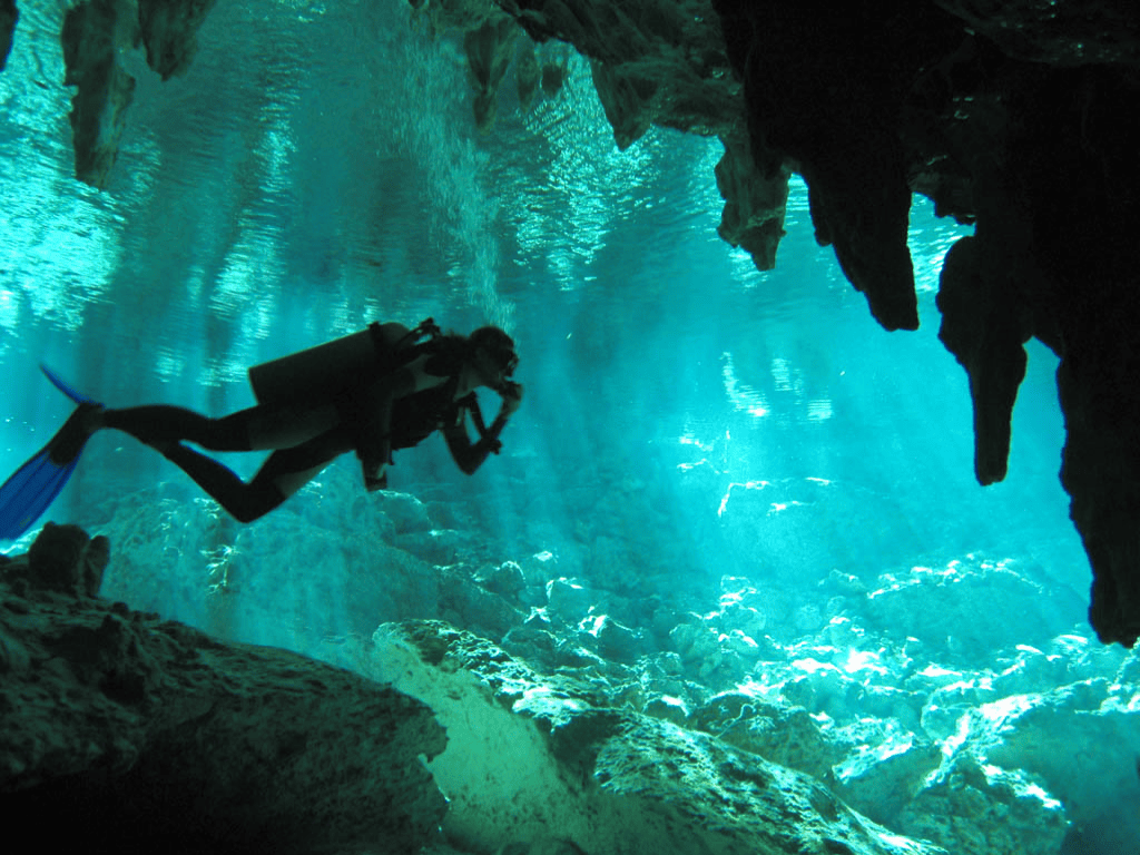 Chacmochuk Lagoon near Costa Mujeres