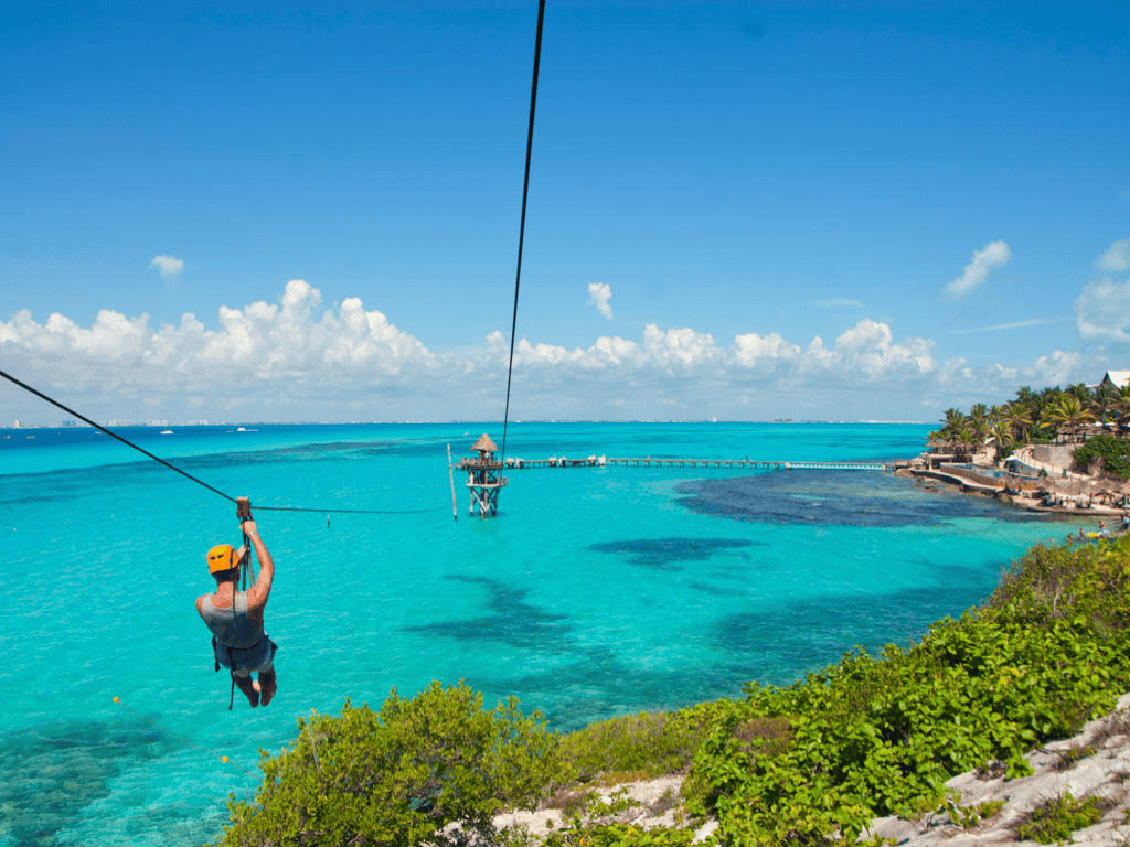Isla Mujeres turquoise water and beach