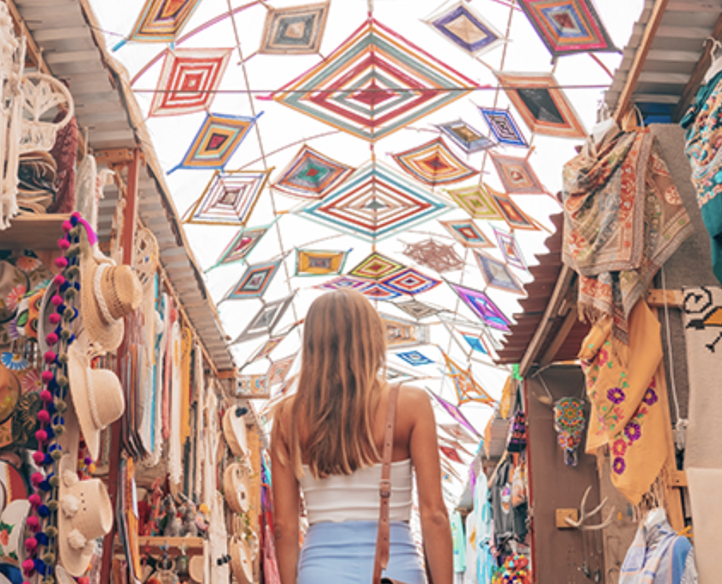 Market in Todos Santos. 