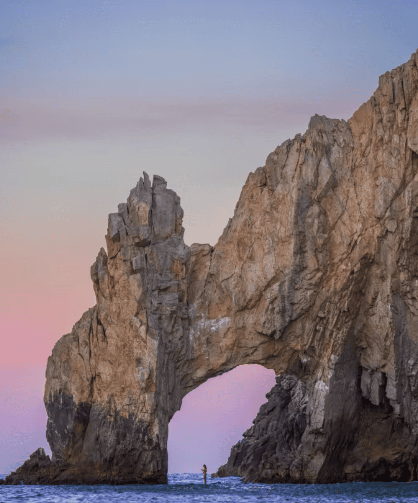 Paddleboarder by Los Cabos