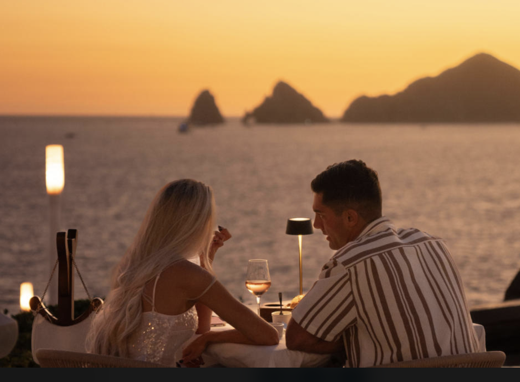Sunset dinner in Los Cabos.