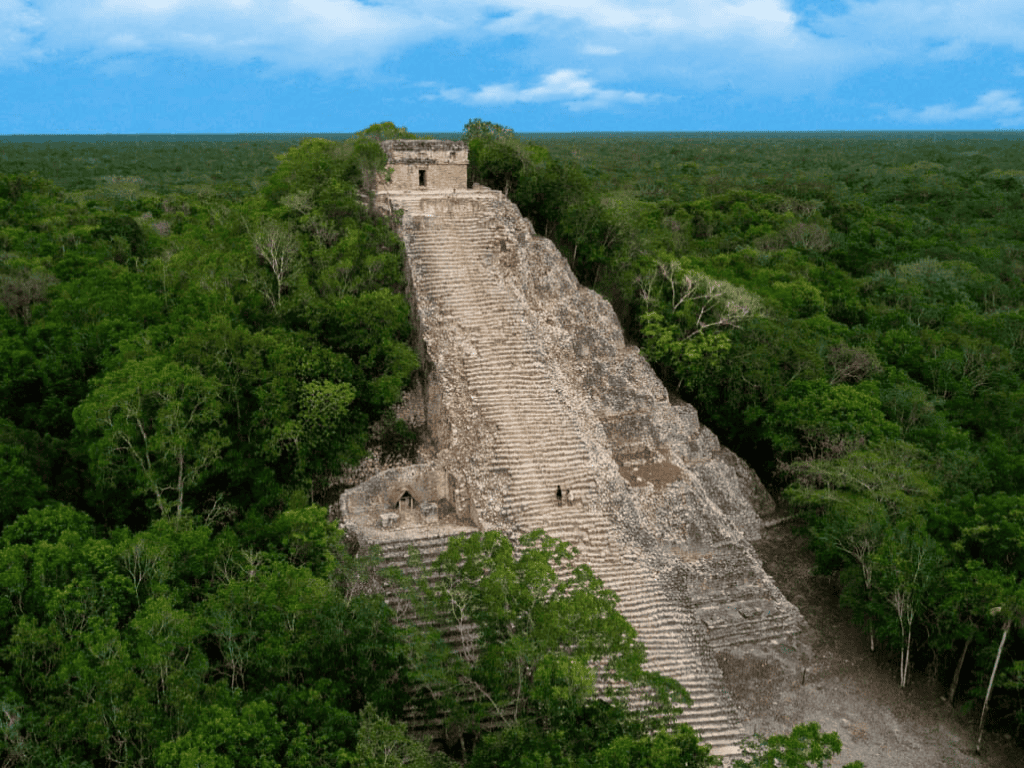 Coba archaeological ruins near Tulum