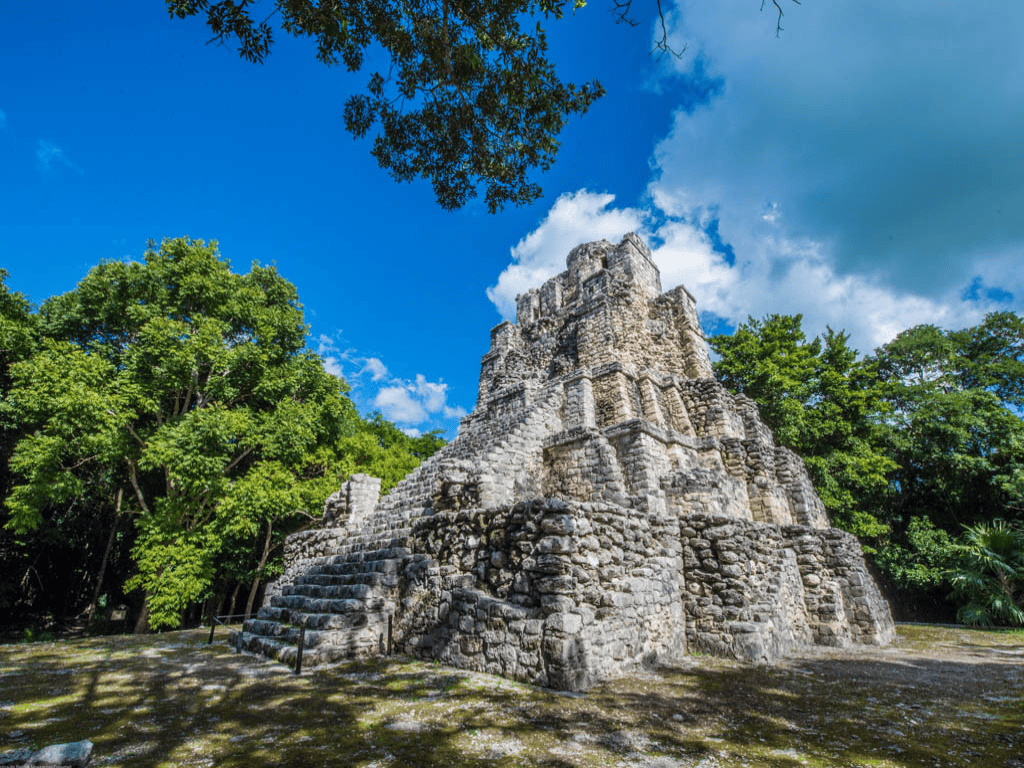 Muyil archaeological site near Tulum