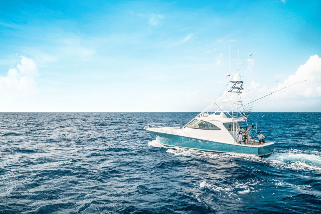 Deep sea fishing in Bimini