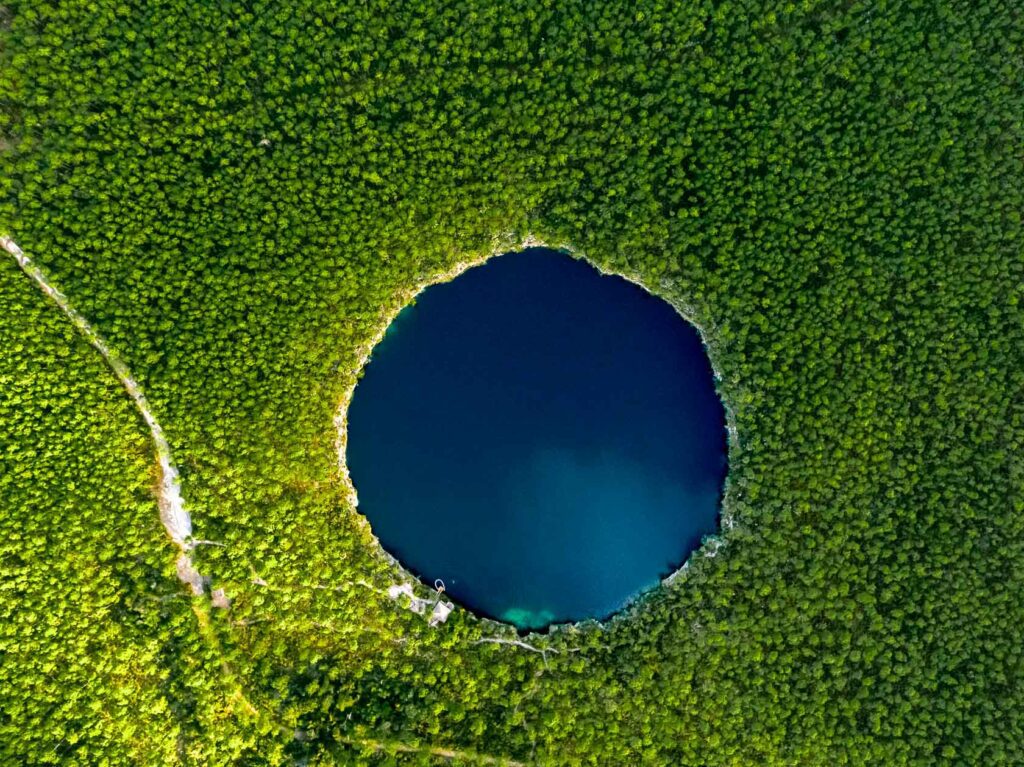 Blue Hole in Andros