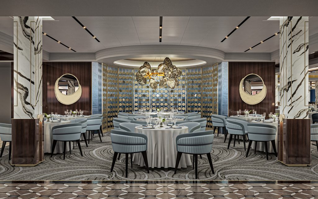 Compass Rose Restaurant on Regent Seven Seas