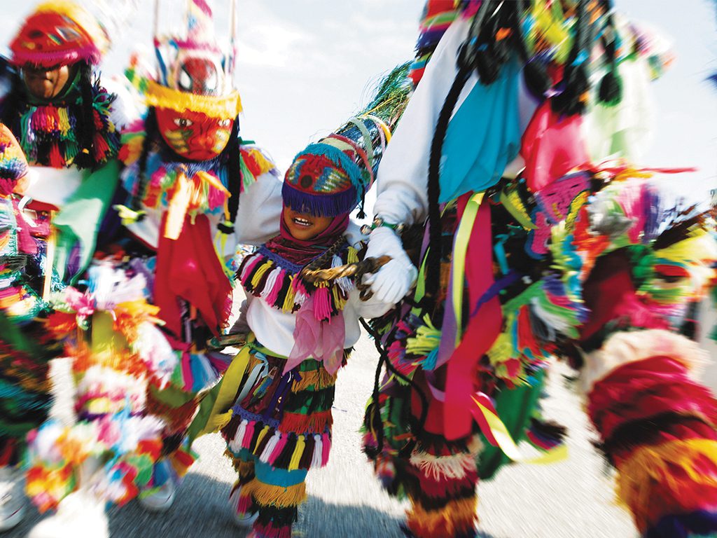 Gombey Dancers in Bermuda