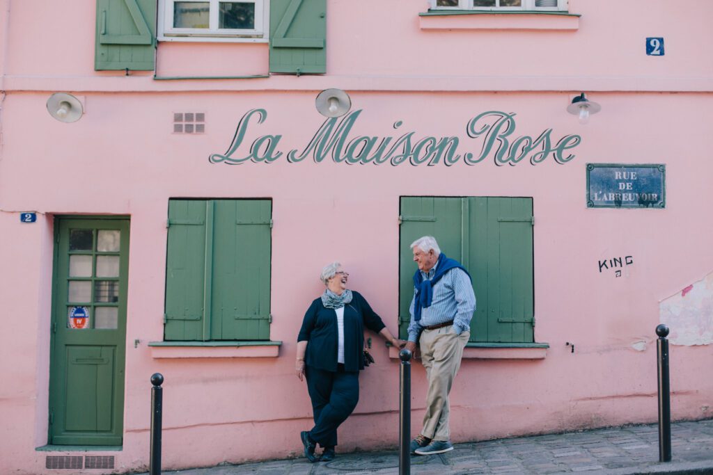 Holding Hands in Paris