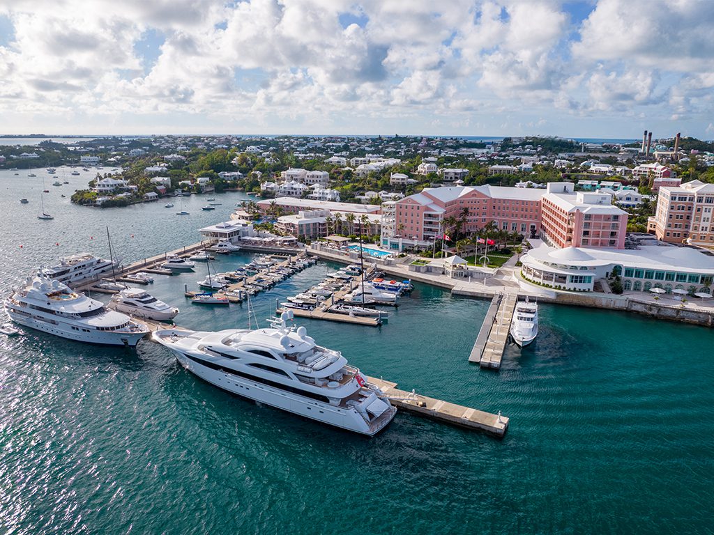 Harbor in Hamilton Bermuda