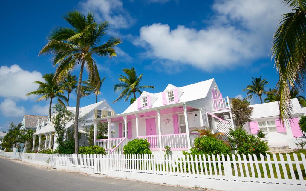 Pink house at Harbour Island