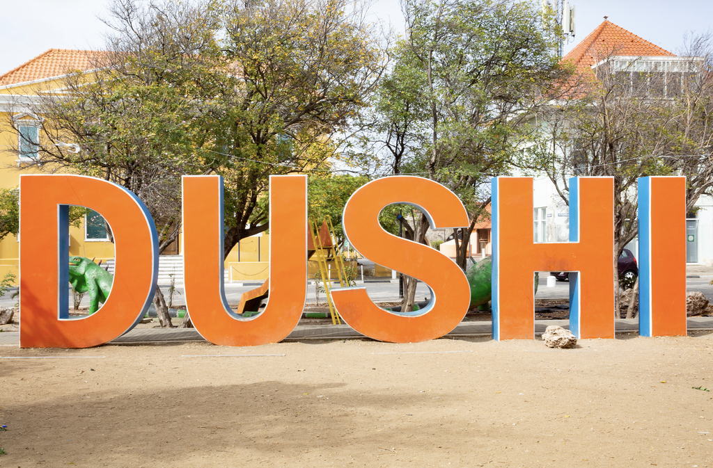 Dushi Sign in Curacao
