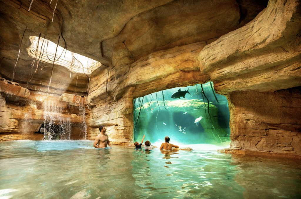 Cenote pool in Atlantis