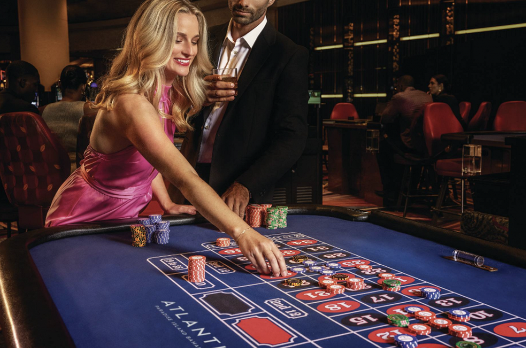 Gaming table at Atlantis Casino