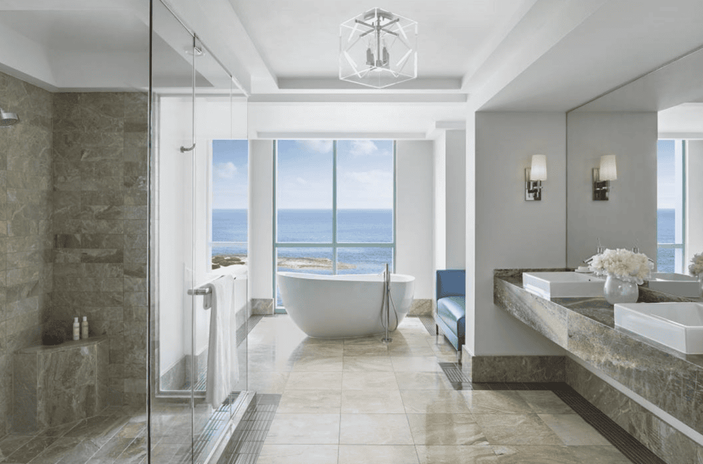 Bathroom room example at Atlantis