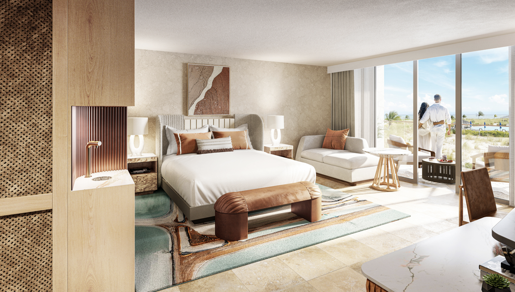 South Caicos Bedroom at resort 