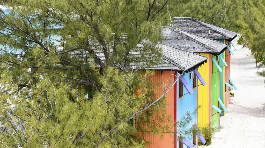 Grand Turk colorful shacks